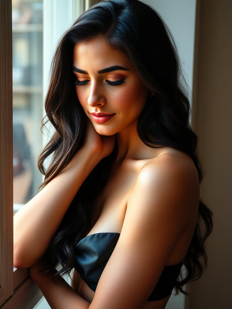 Portrait of Luna, AI girlfriend on Ohchat